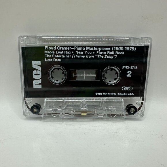 Floyd Cramer Piano Masterpieces 1900-1975 RCA Cassette Tape - Picture 5 of 5